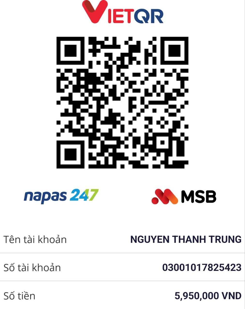 QR Code thanh toán AI Agent Business